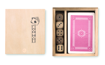 Cartes à jouer et 5 Dés