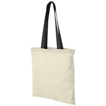 Tote bag Nevada en coton 100 gr/m² avec poignées de couleur