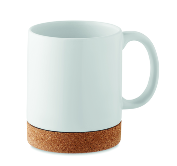Mug céramique sublimation avec base liège 280 ml