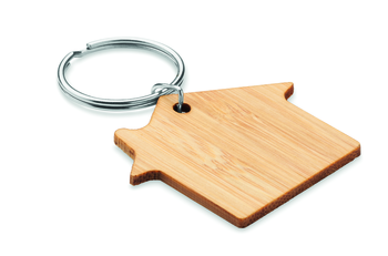Porte-clés maison en bambou