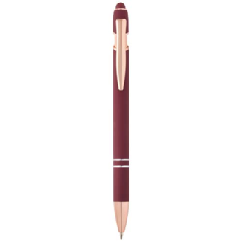 Stylo bille finition or rose