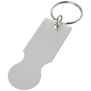 Porte-clés métal jeton chariot Rhea
