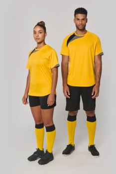Maillot multisport manches courtes en polyester - Unisexe