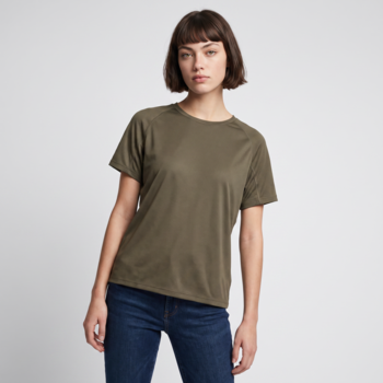 T-shirt de sport Vortex en polyester recyclé - Femme