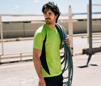 T-shirt de sport Tee-shirt Technique bicolore en polyester - Unisexe