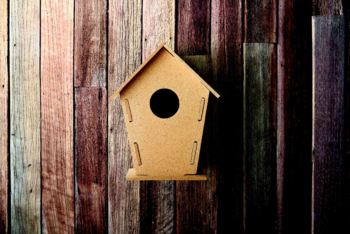 Nichoir en bois à construire
