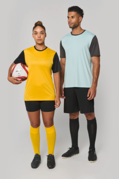 Maillot multisport manches courtes bicolore - Unisexe
