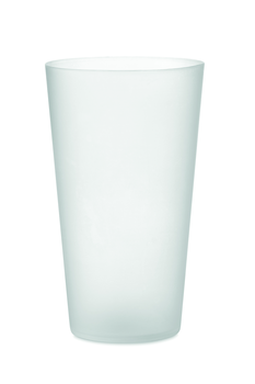 Gobelet réutilisable PP givré 500 ml
