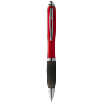 Stylo à bille Nash avec grip noir encre noire