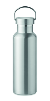 Bouteille isotherme double paroi 500 ml inox recyclé