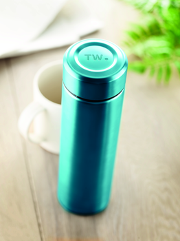 Gourde isotherme 425 ml double paroi inox avec infuseur