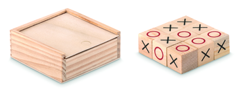 Jeu de morpion en bois