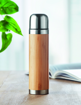Bouteille isotherme inox bambou 400 ml