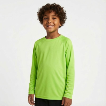 T-shirt de sport Montecarlo à manches longues en Synthétique - Enfant