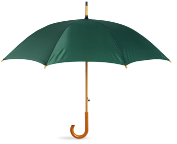 Parapluie automatique en PE 190T avec poignée en bois
