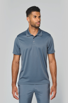 Polo PA480 en polyester interlock - Homme