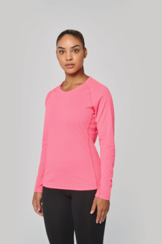 T-shirt de sport manches longues PA444 en polyester - Femme