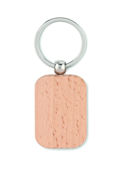 Porte-clés rectangulaire en bois