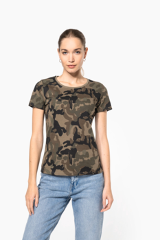 T-shirt K3031 en coton - Femme