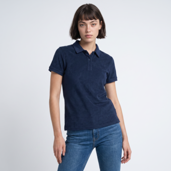 Polo Akoya en tissu éponge recyclé en Recyclé - Unisexe