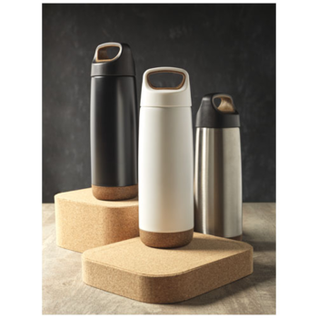 Bouteille de sport 600ml avec isolation par le vide et couche de cuivre