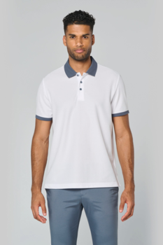 Polo PA489 en polyester - Homme