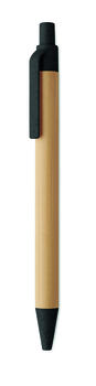 Stylo à bille en bambou et paille de blé