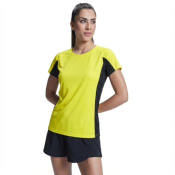 T-shirt de sport Shanghai à manches courtes en Synthétique - Femme