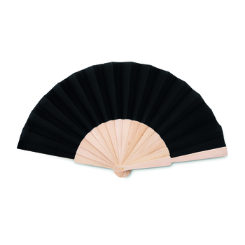 Eventail manuel en bois et polyester