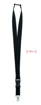 Lanyard crochet métal 25mm
