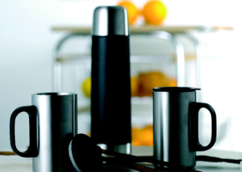 Bouteille thermos double paroi 500 ml avec 2 tasses
