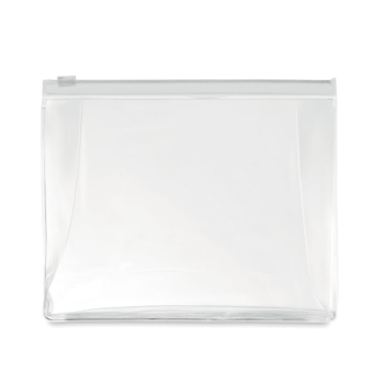 Pochette cosmétique PVC zippée