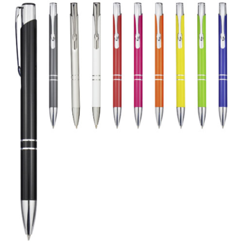 Rétractable aluminium stylo bille Moneta