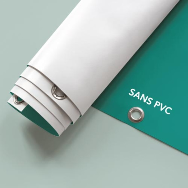 Banderole Personnalisée Blanche 180x100 Cm - Bannière Vierge Polyester Avec Corde De 10m Pour DIY