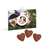 Coeur chocolat personnalisé
