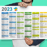Calendrier cartonné
