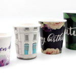 Gobelet carton personnalisé taille