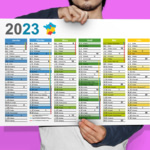 Calendrier rembordé