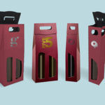 Porte-Bouteille avec fenêtres personnalisé