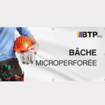 Bâche microperforée