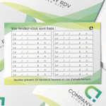 Carte de rendez vous