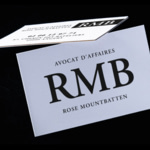 carte de visite luxe