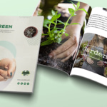 brochure en papier recyclé