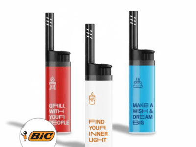 Briquet Bic personnalisable
