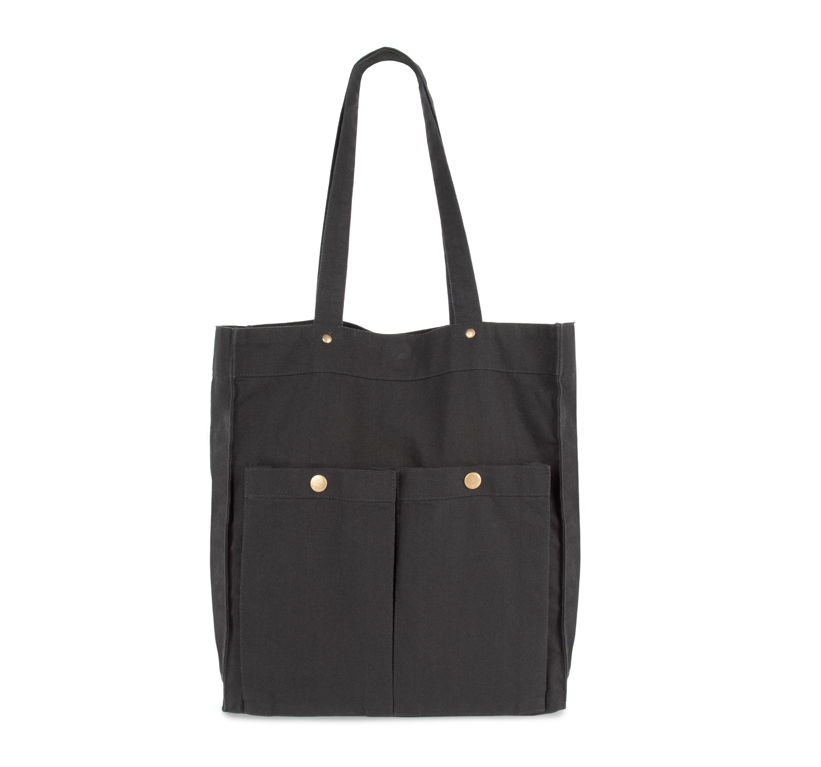 Sac à main à double poche frontale en coton