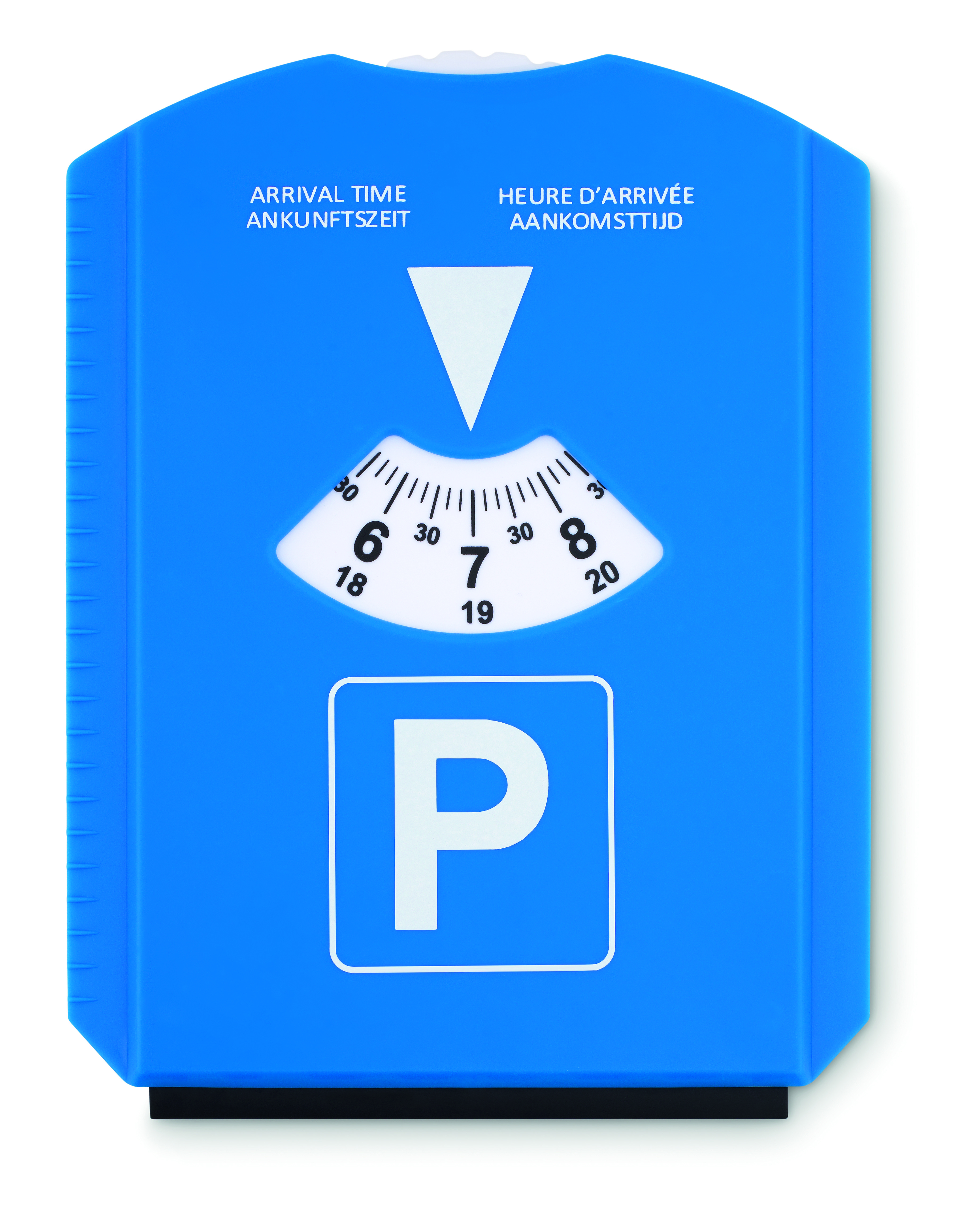 Disque de stationnement scraper
