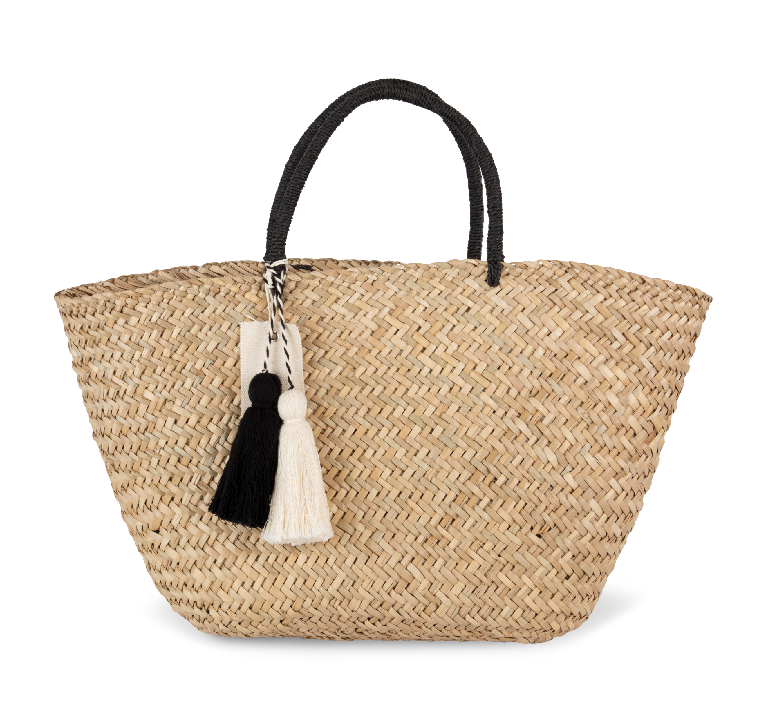 Panier shopping en paille