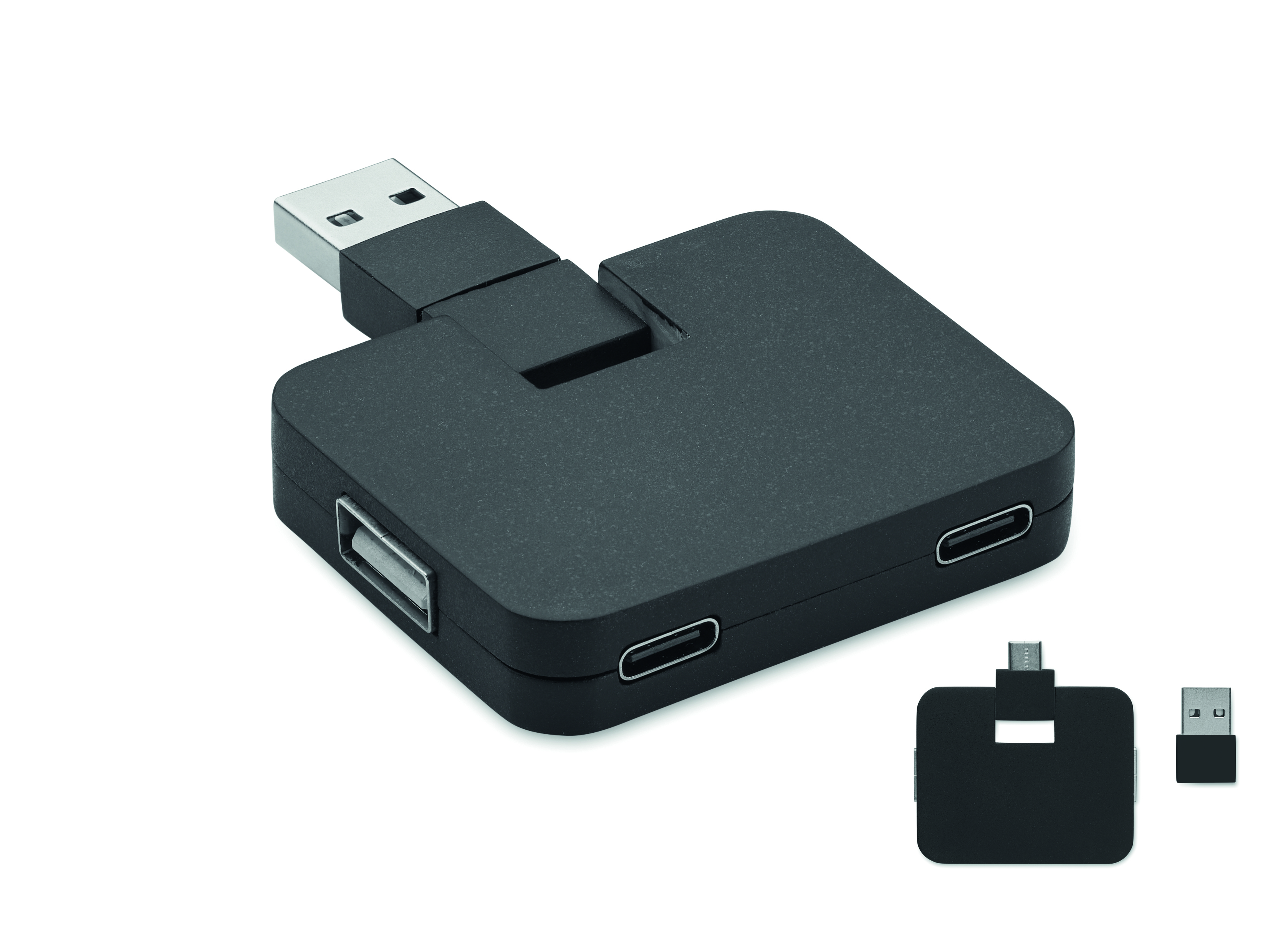 Hub USB 4 ports 2.0 Type-A Type-C