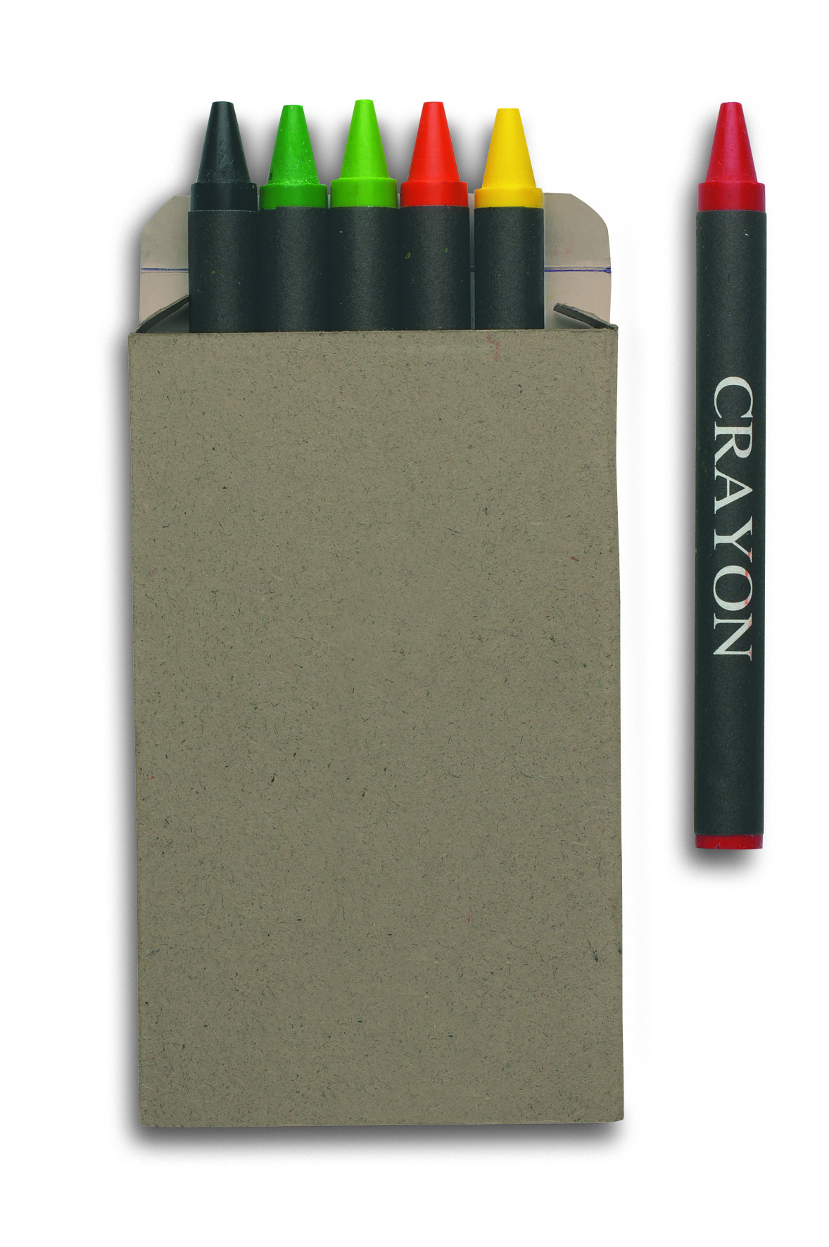 Étui 6 crayons cire
