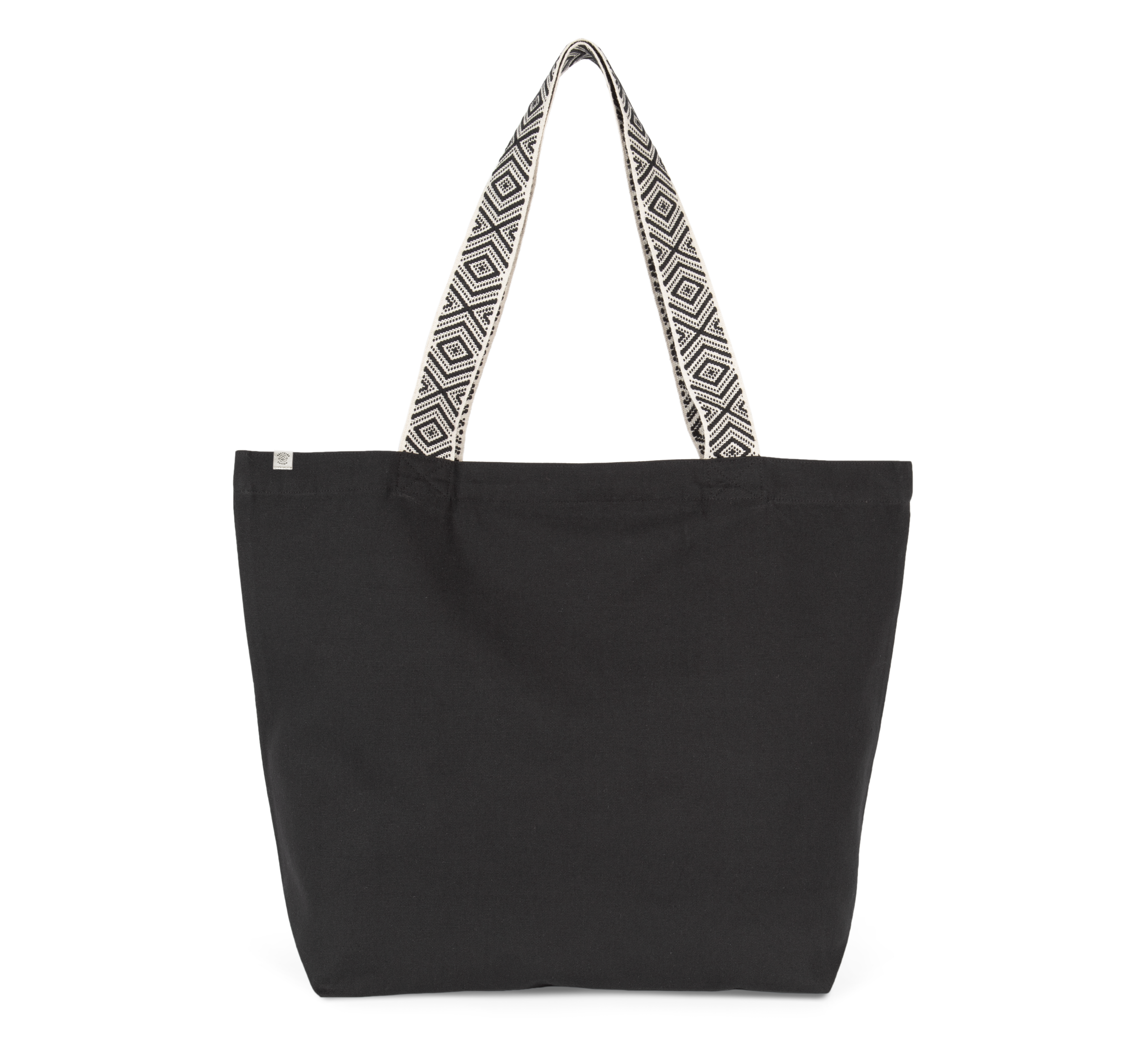 Grand sac shopping recyclé en coton